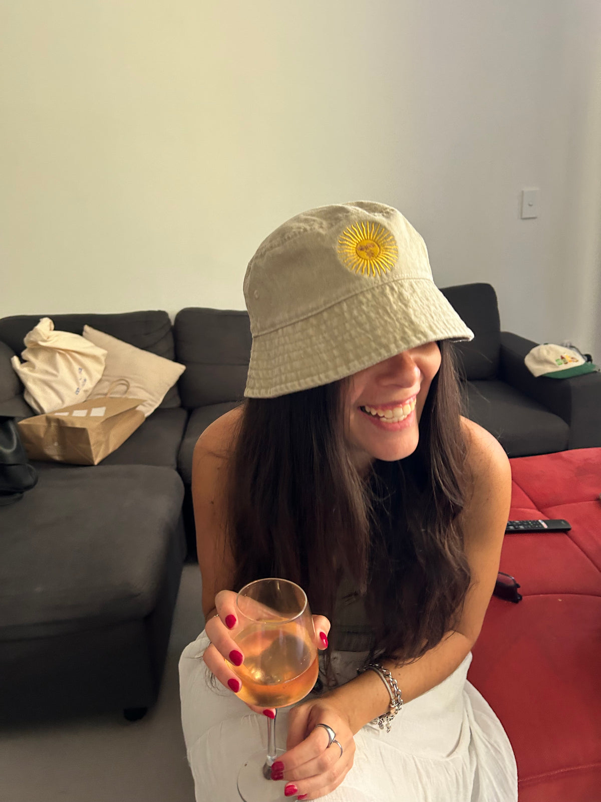 SOL ARGENTINA bucket hat